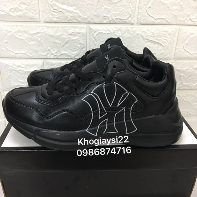 𝐑Ẻ Tết [SALE SỐC-TẶNG HỘP] Giày thể thao gu xxi NY FULL ĐEN CHỮ MẢNH size 36->44 ☑ Chuẩn . ` ˇ ⁵ ' '