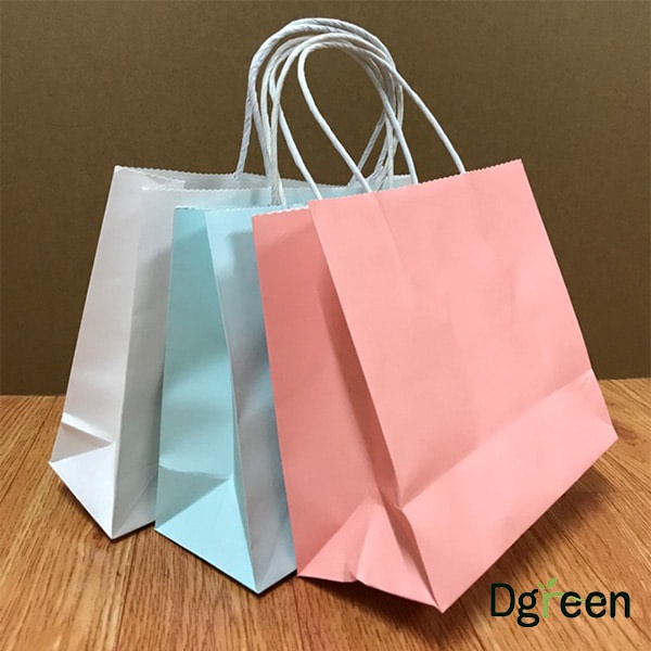 Túi giấy kraft có quai 29x24x10cm