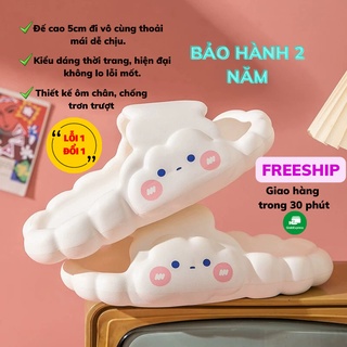 Dép Quai Ngang Dép Cute Đúc Liền Đế Chống Trượt Hình Đám Mây COCA_ST