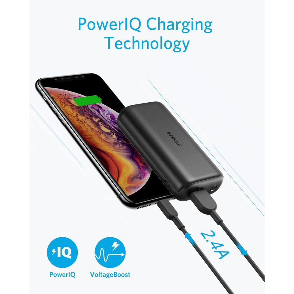 Pin Sạc Dự Phòng ANKER PowerCore 10000mAh Redux - A1234 - Sạc nhanh siêu gọn nhẹ bền giá rẻ không nóng máy