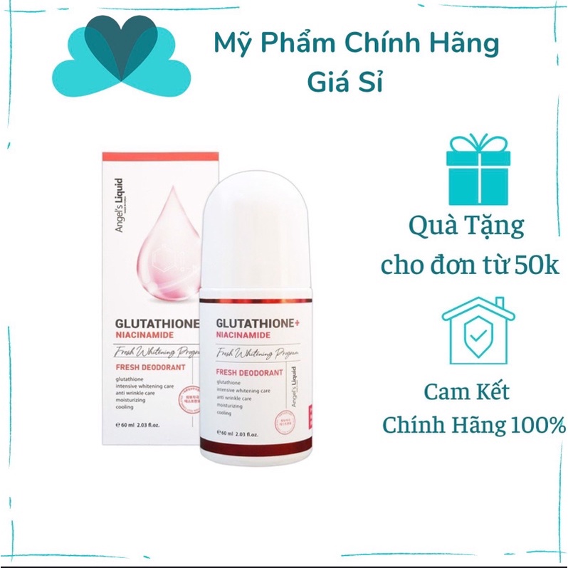 Lăn Khử Mùi 7 Day Glutathione Fresh-Up Angel’s Liquid Hàn Quốc 60ml