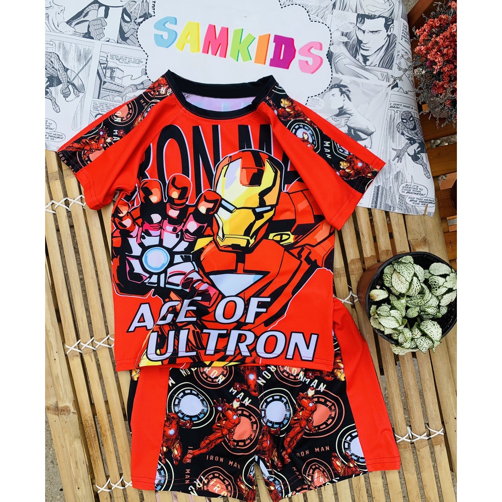 Bộ Quần Áo Truyện Tranh Siêu Anh Hùng - Ironman