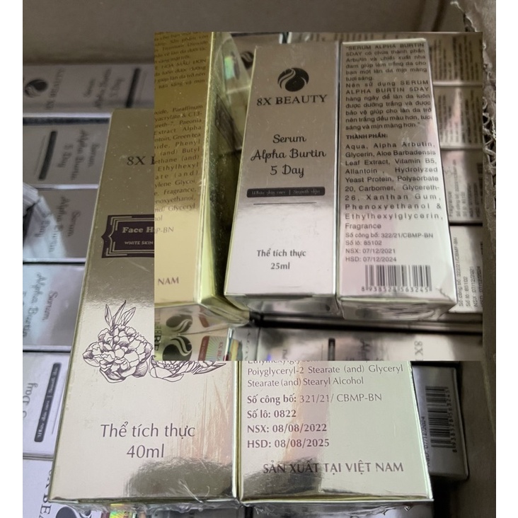 KEM FACE MẪU ĐƠN PHÂN TỬ NƯỚC + SERUM KÍCH TRẮNG DATE 2025
