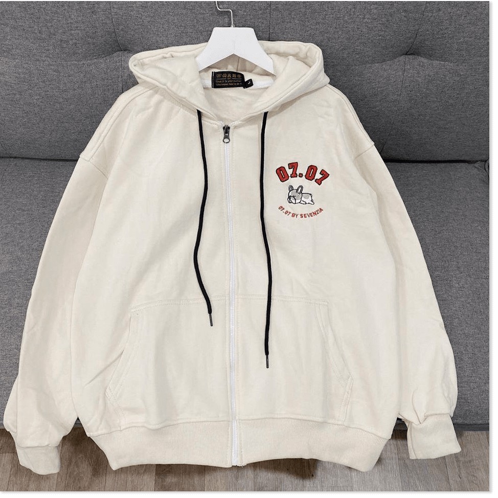 [Freeship] áo khoác hoodie nữ form rộng có dây kéo 0707 - shop lv | BigBuy360 - bigbuy360.vn
