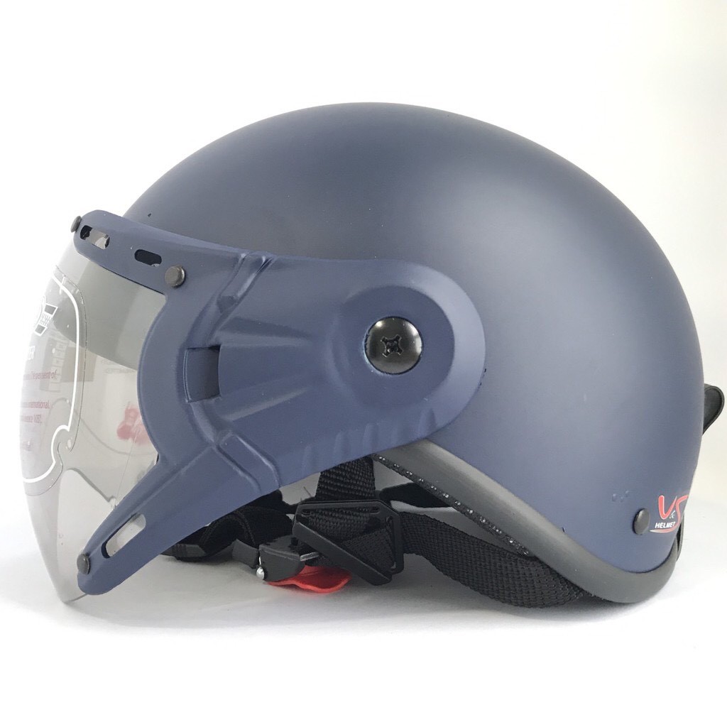 Mũ Bảo Hiểm Nửa Đầu Có Kính VS105K - Nón Bảo Hiểm 1/2 V&amp;S Helmet