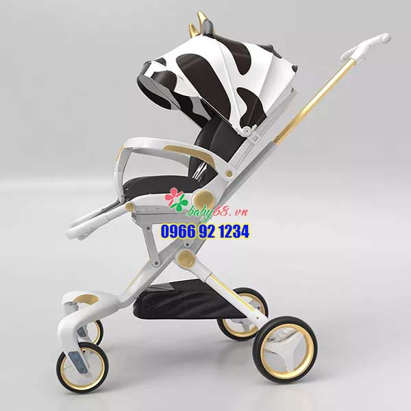 Xe đẩy gập gọn 2 chiều Nukas A8 cao cấp cho bé