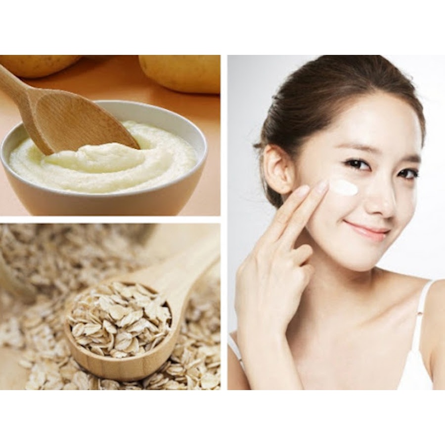 Bột Yến Mạch 100% / Bột Diếp Cá / Bột Đậu Đỏ / Bột Lá Neem Milaganics Ngăn Lão Hóa &amp; Mụn 100g - Bột Đắp Mặt Tự Pha Dezy
