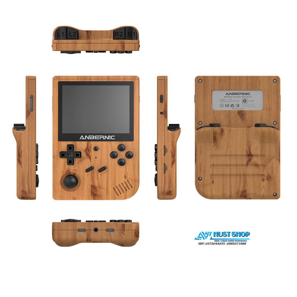 Máy Chơi Game RG351V Màn Hình 3.5inch IPS Hỗ Trợ 20+ Dòng Game PSP/PS1/N64... Tích Hợp 2400+ Trò Chơi | BigBuy360 - bigbuy360.vn