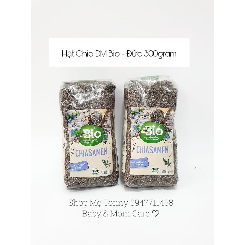 Hạt CHIA DM Bio hàng Đức 300gram