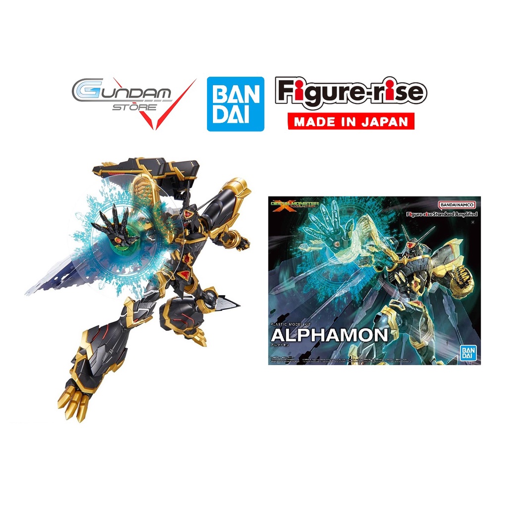 Mô Hình Alphamon Figure Rise Amplified Bandai Digimon Đồ Chơi Lắp Ráp Anime Nhật