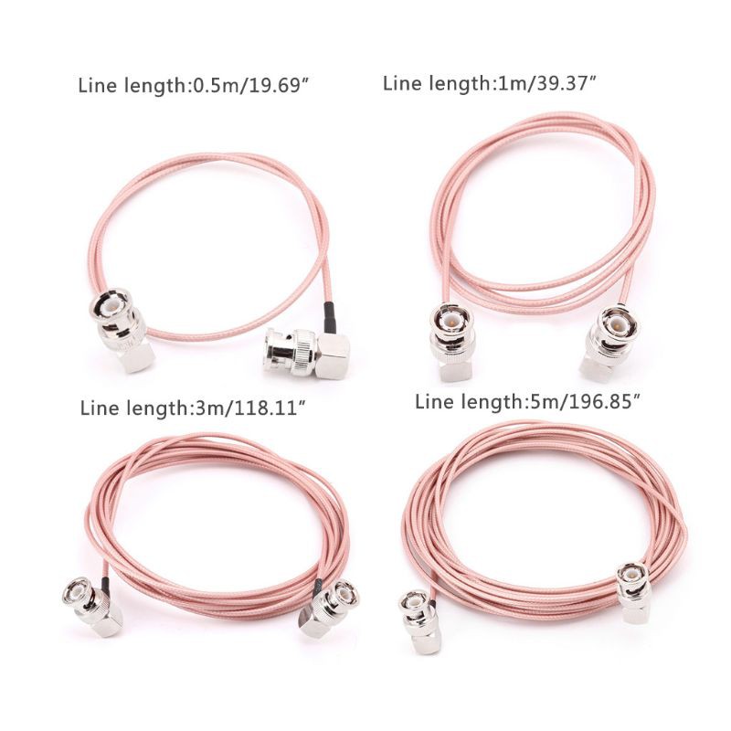 Dây cáp 2 đầu BNC-BNC RG316 góc vuông tiện dụng