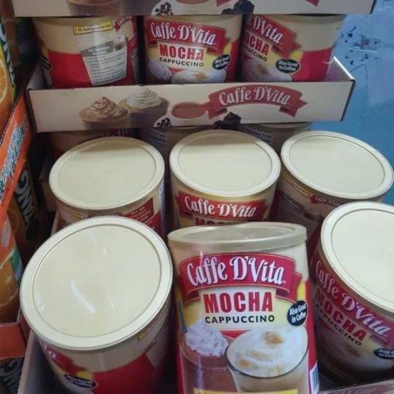 🤎🌰 Bột Cà Phê Caffe D’Vita Mocha Cappuccino 1.8kg của Mỹ🌰🤎