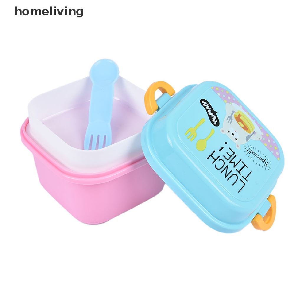 Hộp cơm Bằng Nhựa Họa Tiết Hoạt Hình Có Thể Sử Dụng Trong Lò Vi Sóng