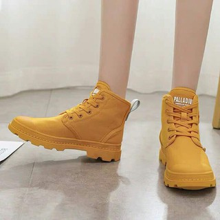 Bốt nữ cao cổ thời trang chất kaki
