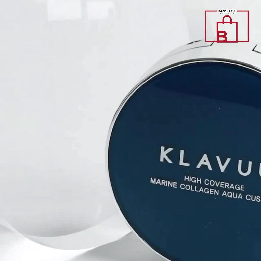 Phấn Nước KLAVUU Blue Pearlsation High Coverage Marine Collagen Aqua Cushion Spf50 PA+++ | BigBuy360 - bigbuy360.vn