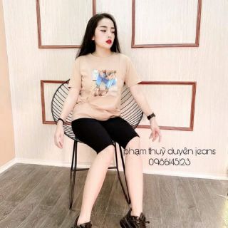 Quần legging ngố nâng mông