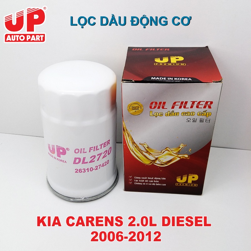 Lọc dầu động cơ KIA CARENS 2.0L DIESEL 2006-2012