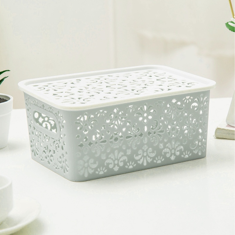 Giỏ Nhựa Đựng Đồ Lót Có Nắp Đậy Tiện Dụng