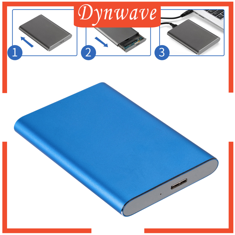 [DYNWAVE]2.5in Portable USB 3.0 SATA 4TB Hard Drive Enclosure Tool Free