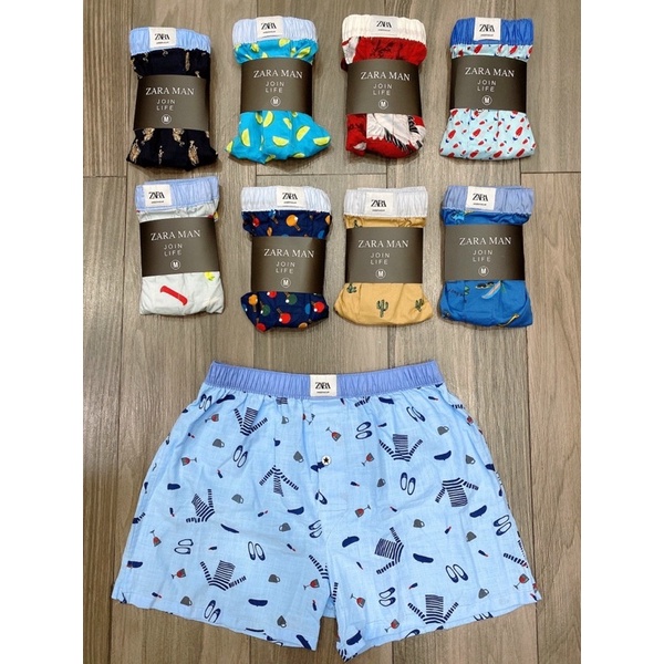 Quần đùi ngủ mặc ở nhà thời trang nhiều hoạ tiết cho nam Nô Store
