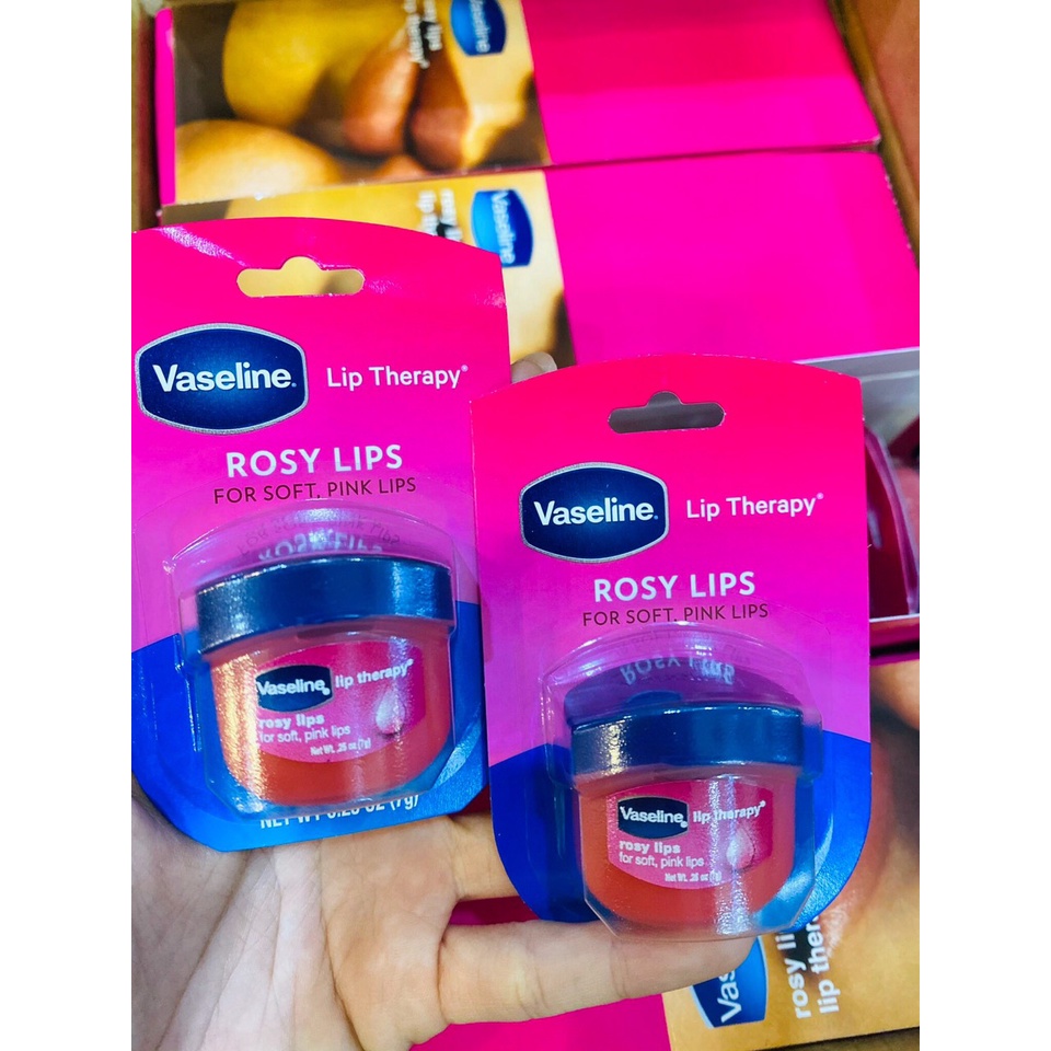 Dưỡng môi Vaseline hồng