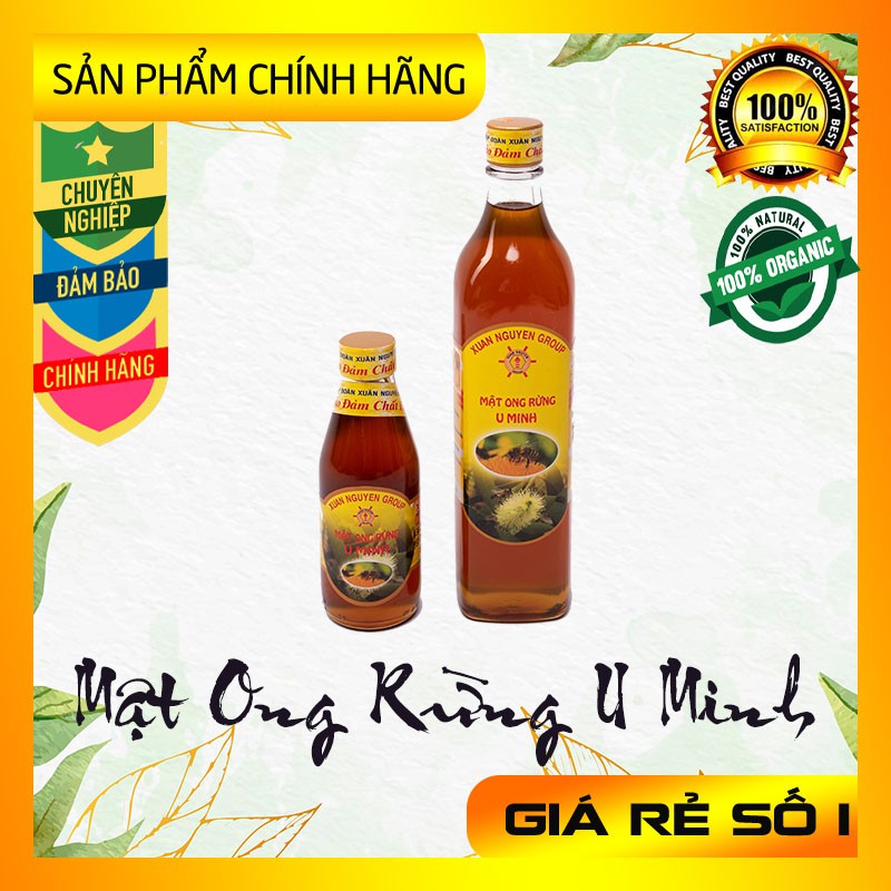 [ Chính Hãng ] Mật Ong Rừng U Minh – Xuân Nguyên ( Mật ong rừng nguyên chất 100% )