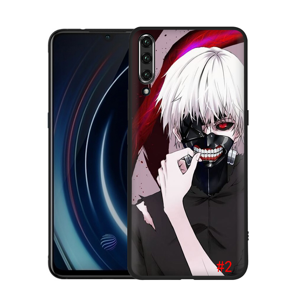 Ốp Điện Thoại Mềm Hình Kaneki Ken Cho Vivo Y12 Y15 2020 Y19 Y30 Y50 Realme X X50 C2 C3 6 Pro