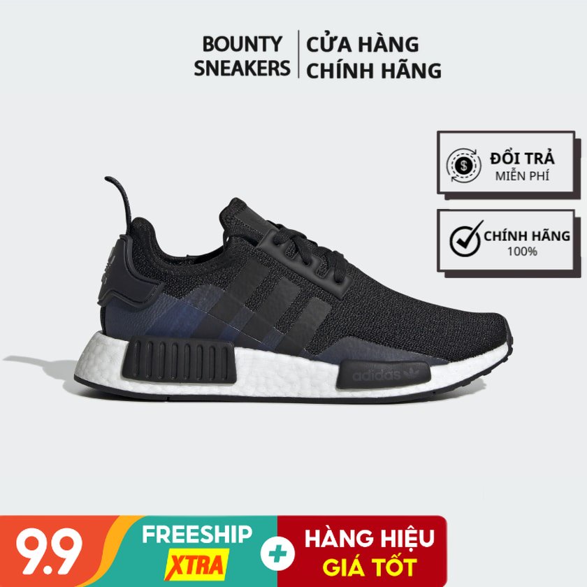 Giày Sneaker Nữ NMD R1 Đen Xanh EG7924 - Hàng Chính Hãng - Bounty Sneakers