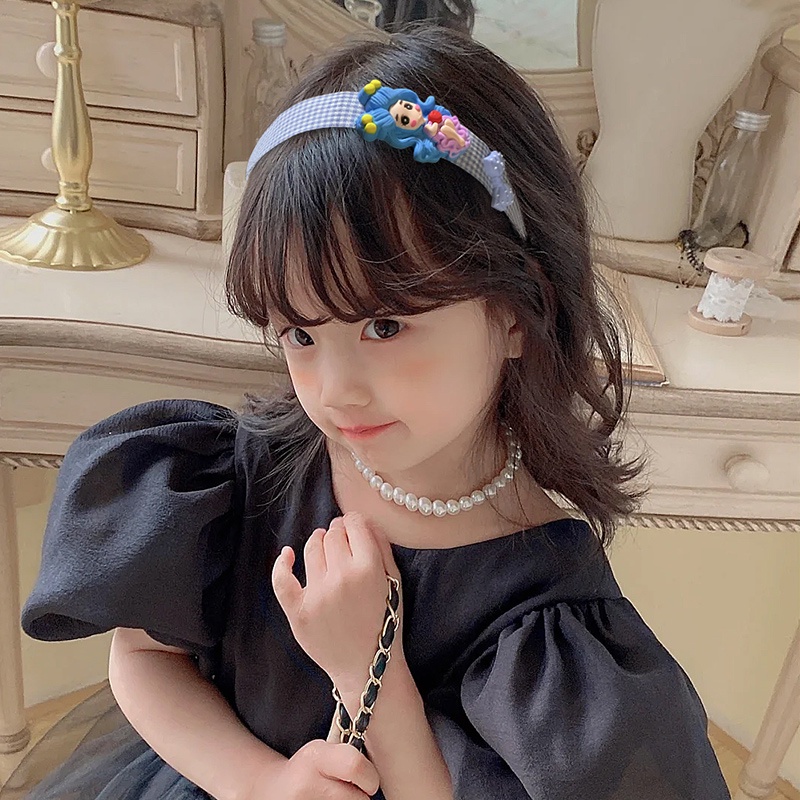 Dây Cột Tóc Họa Tiết Hoa Bướm Dễ Thương Phong Cách Hàn Quốc Cho Bé Gái