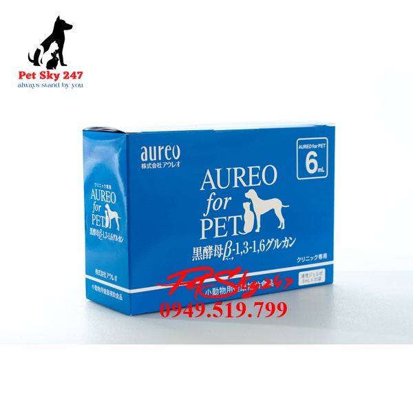 Aureo For PET Giúp Tăng Hệ Miễn Dịch Và Đề Kháng Cho Chó Mèo 1 Gói