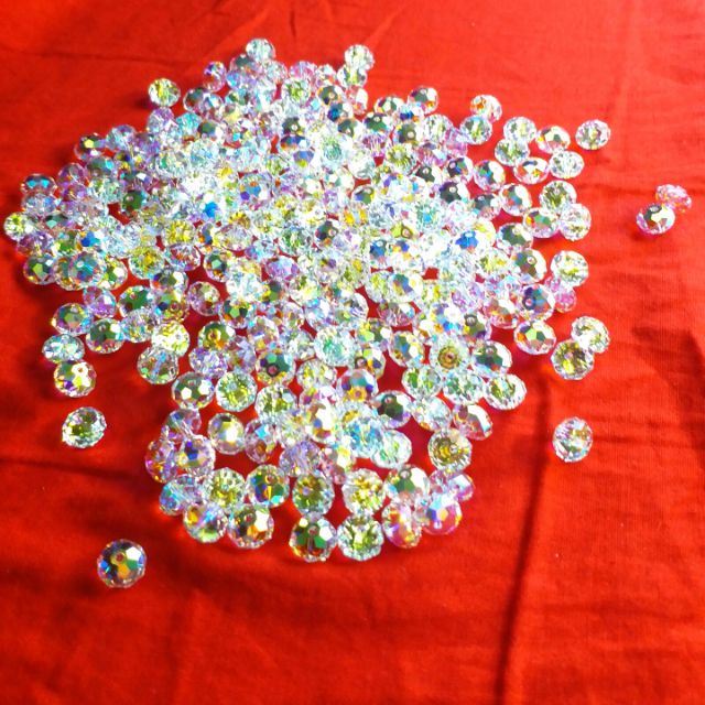 Gói hạt pha lê Áo cao cấp hình bánh cam 4 ly