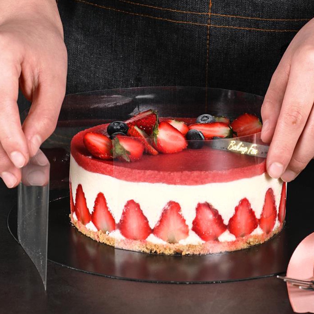 Màng trong suốt quấn viền bánh kem sử dụng tiện lợi 10mx10cm