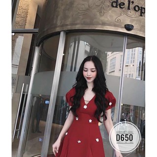 60-90kg Bigsize ĐẦM KẾT HOA D650