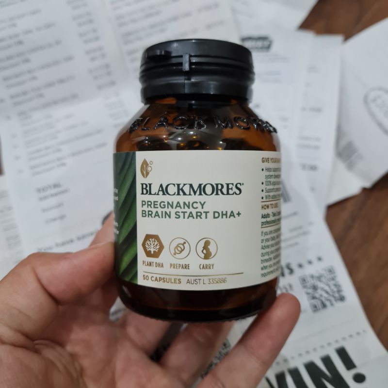 Viên uống DHA cho bà bầu Blackmores Pregnancy Brain Start DHA+ 