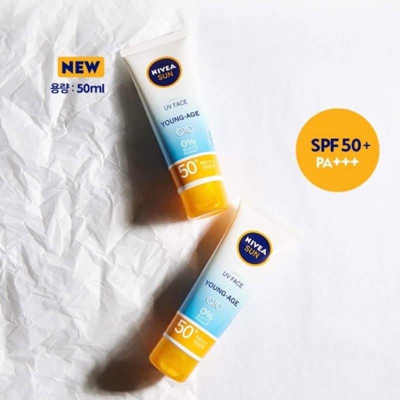 Kem chống nắng Nivea Sun UV Face Young Age SPF50+ PA+++ Date 07/2022