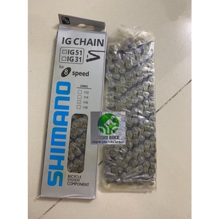 Sên xích xe đạp 6 /7 /8 tốc độ shimano ig51 8 speed