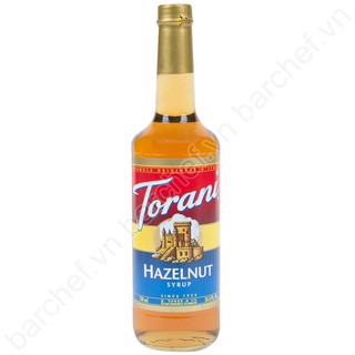 Sirô hạt dẻ - hazelnut syrup torani 750ml