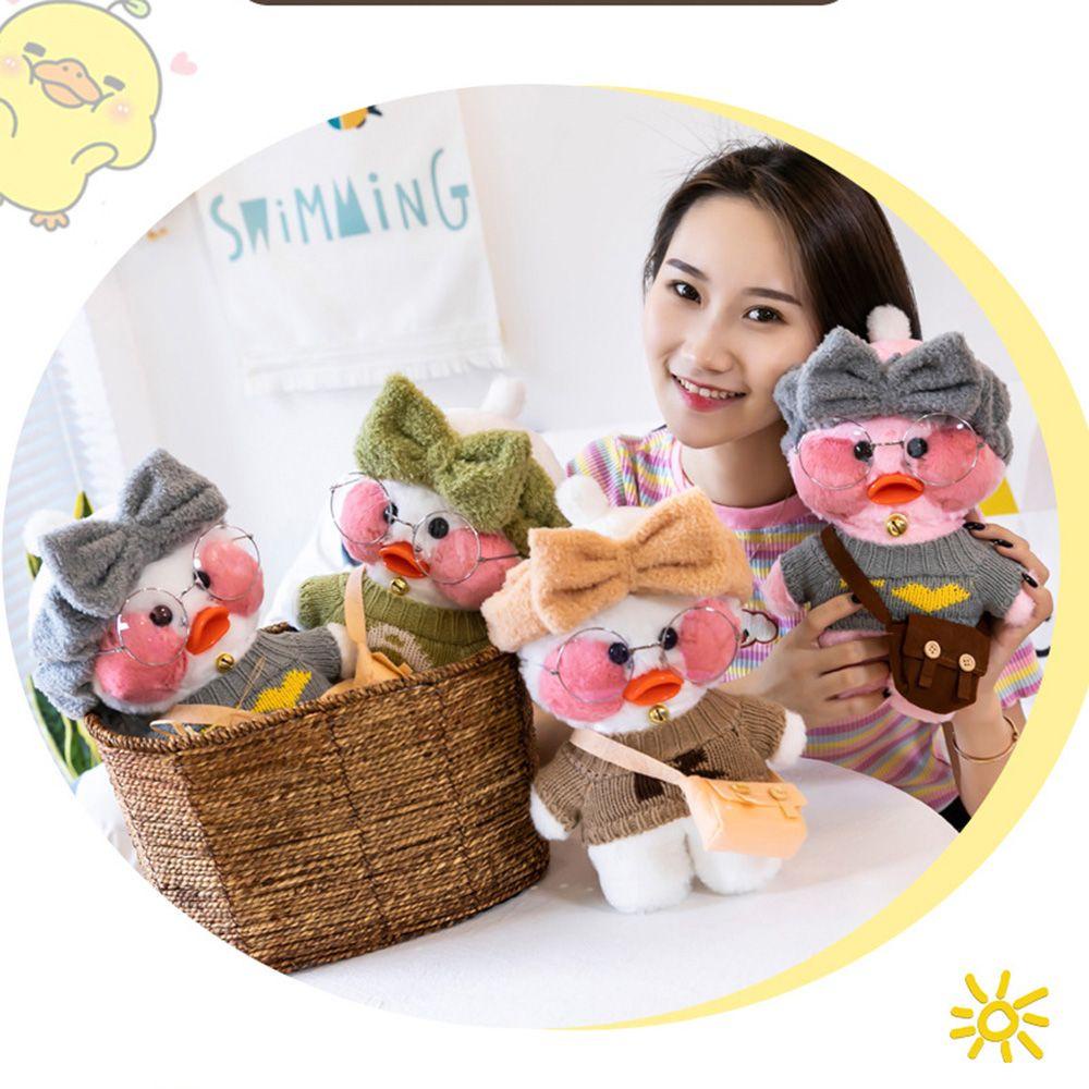 LUOL Vịt Nhồi Bông Màu Vàng Đáng Yêu