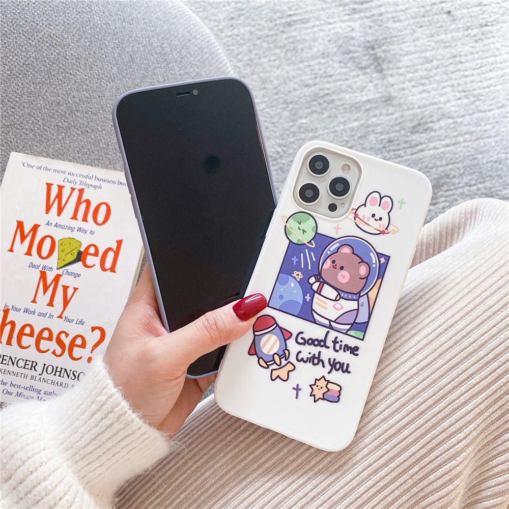 Ốp lưng TPU mềm hình hoạt hình cho Iphone 12 Pro Max 11 Pro Max X Xs Max Xr 7 8 Plus 6 6s Plus | BigBuy360 - bigbuy360.vn