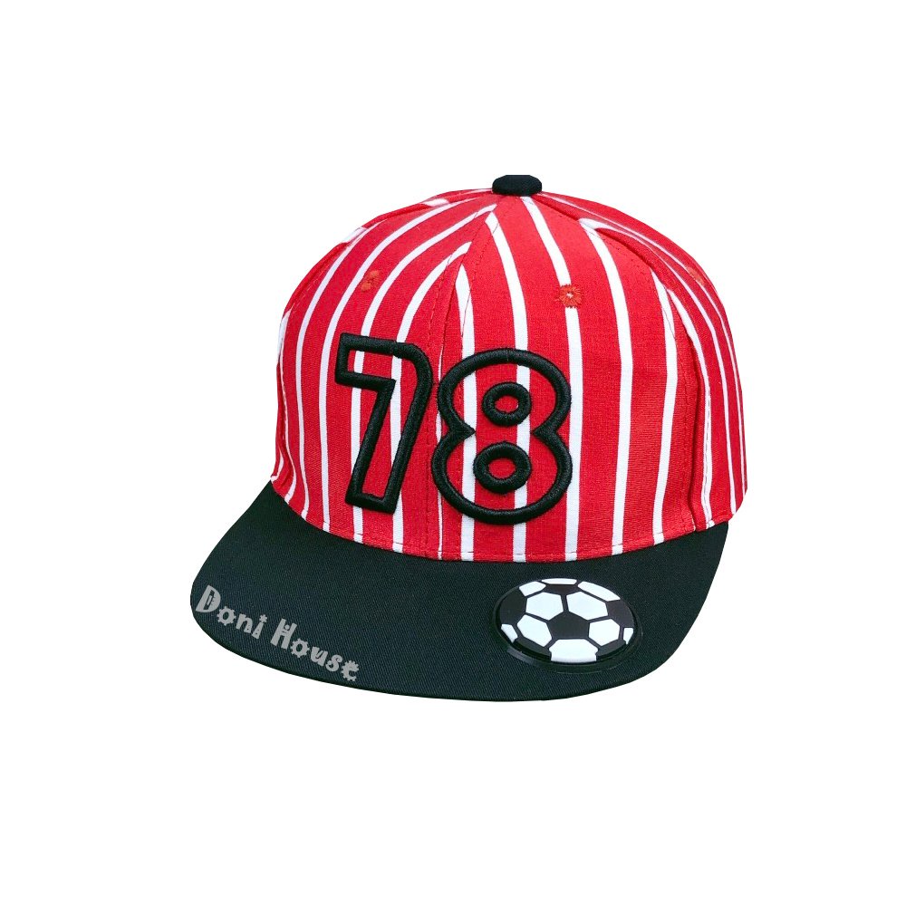 [Bé 4-7 tuổi] Nón Kết Mũ Lưỡi Trai Từ 4 5 6 7 Tuổi Vòng Đầu 52cm Hình Trái Banh Hiphop Cho Bé Trai NK210 - Doni House