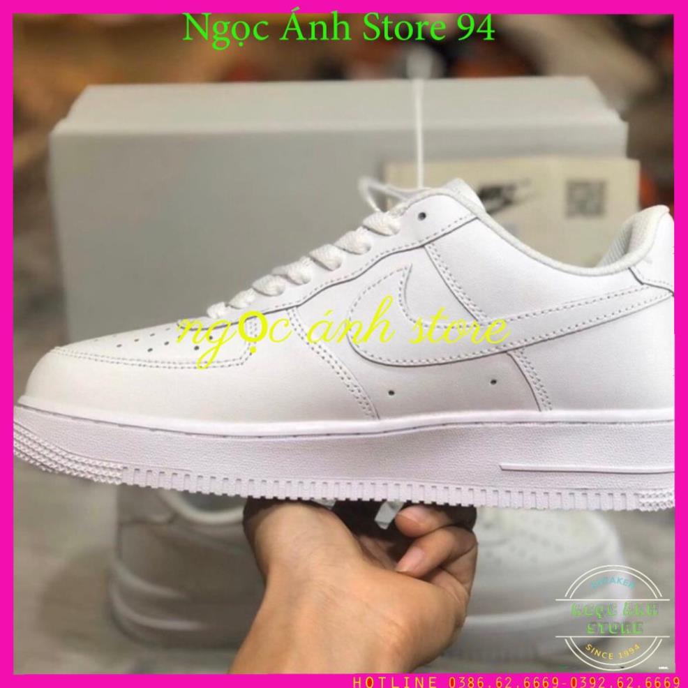 Giày thể thao nam nữ, giày_AF1 trắng air force 1 hàng đẹp full box bill