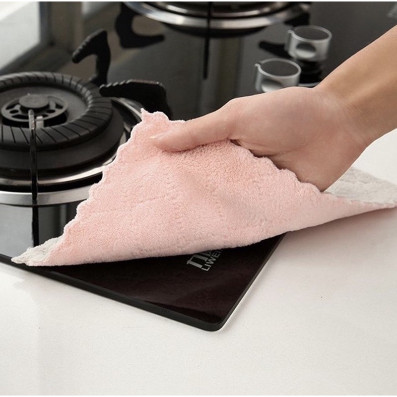 Khăn lau nhà bếp đa năng siêu thấm nước, mềm mịn lau sạch mọi vết bẩn