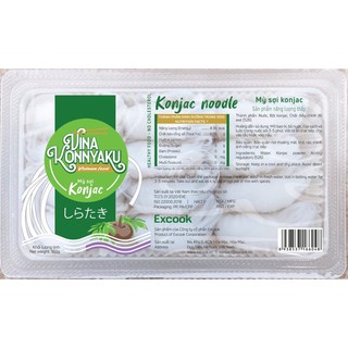 Mỳ Konnyaku-Bún nưa ăn kiêng こんにゃく、したらき Hộp đơn cuộn