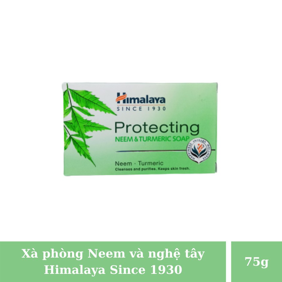 Xà phòng hỗ trọ giảm mụn Neem and Turmeric Himalaya Ấn Độ