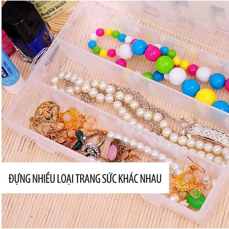 Hộp chia ngăn đựng trang sức, phụ kiện 10/ 15/ 24 ngăn