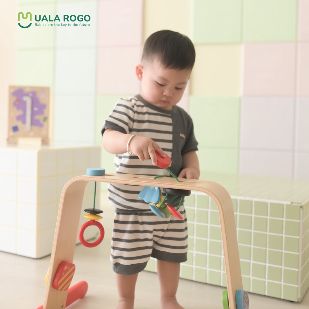 Bộ cộc tay UaLa Rogo cho bé trai bé gái mùa hè thoáng mái cao cấp