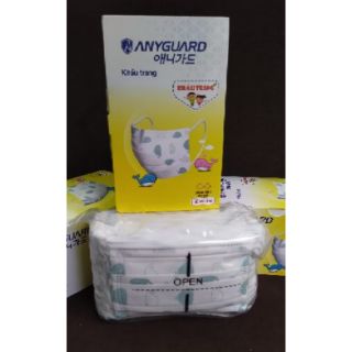 🇻🇳 Mẫu mới Anyguard hộp 50 cái khẩu trang trẻ em cao cấp