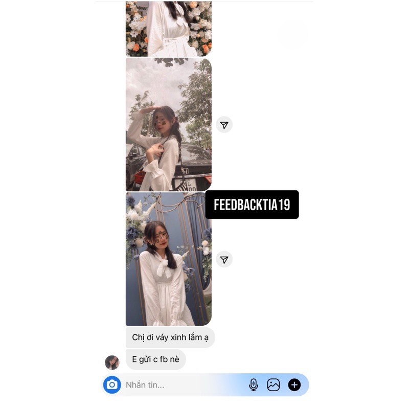 Váy babydoll trắng 2 lớp dài tay SP000165. Đầm babydoll tiểu thư trắng đẹp | BigBuy360 - bigbuy360.vn