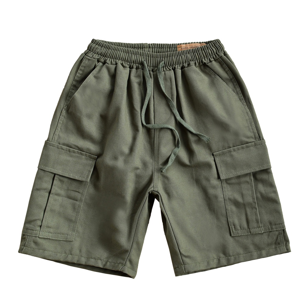Quần Short Dáng Rộng Nhiều Túi Thoải Mái Phong Cách Hàn Quốc Thời Trang Cho Nam Size M-3XL