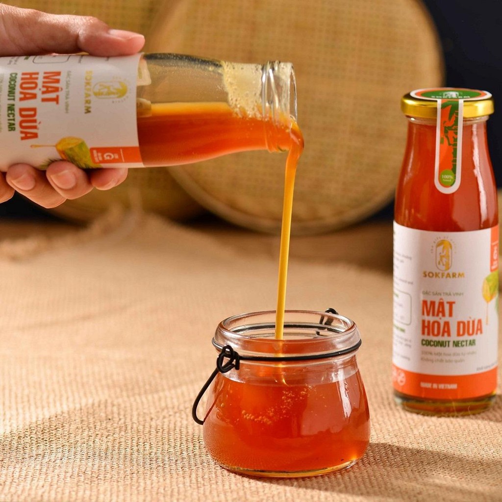 MẬT HOA DỪA - SOKFRAM - 250gr - Đặc Sản Trà Vinh - MEKONG HOME